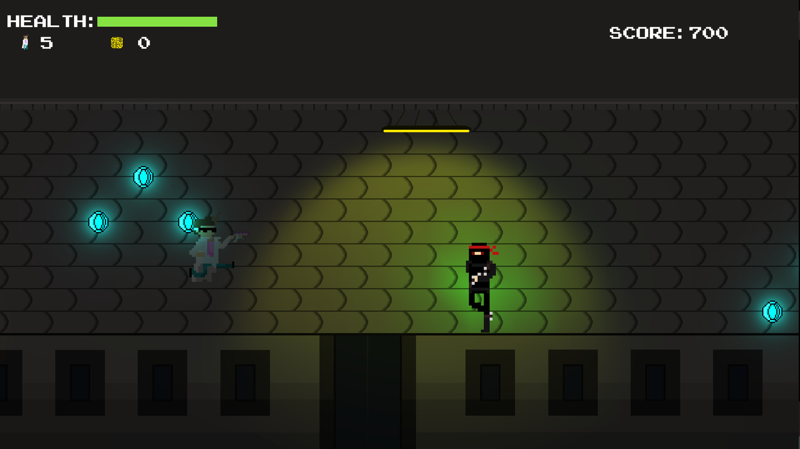 Combat and enemies in Twisted 80s.